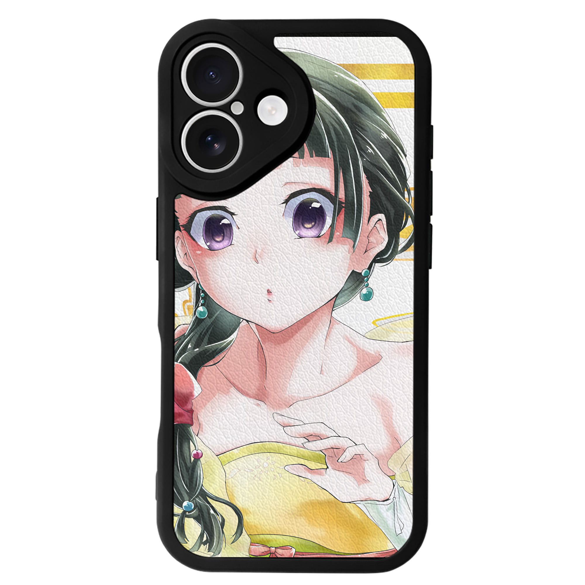 （画像用） 薬屋のひとりごと The Apothecary Diaries 【iPhone 16シリーズ対応】シリコンスマホケース（レザー調） 材質：シリコン